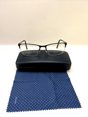 Esquire Designer Eyeglasses EQ1515 in Navy 55-18-140 Frames Only with Case