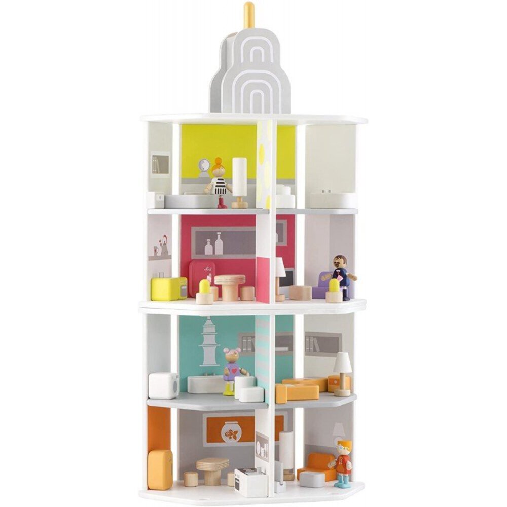 Trudi Sevi Tower Grattacielo Edificio 82988 Giocattoli In Legno