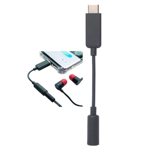 HTC Type C USB-C to 3.5mm DAC Audio Jack Headphone Adapter for HTC U11+ U Ultra - Picture 1 of 5