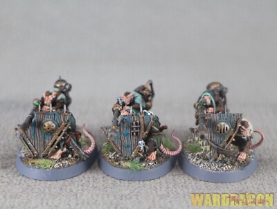 Warhammer AOS WDS painted Skaven WARPLOCK JEZZAILS z82
