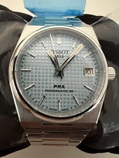 Tissot PRX Powermatic 80 Ice Blue Dial Steel Watch (35mm) - T137.207.11.351.00
