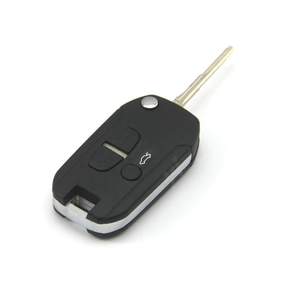 Funda Carcasa Llave Abatible Remoto Para Mitsubishi Grandis Outlander Lancer EVO 3 Botones Foto 3 de 4