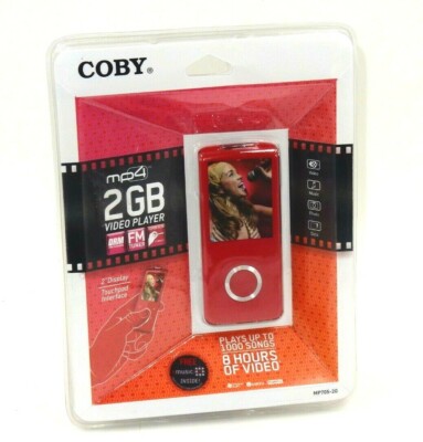BRAND NEW COBY MP4 2G VIDEO PLAYER TOUCHPAD INTERFACE (MP705-2G)