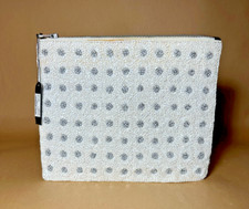 Charming Charlie RSVP Beaded Metallic Pouch Clutch