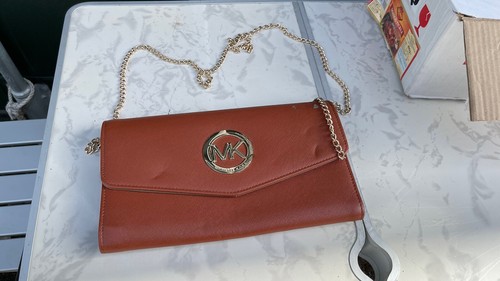MK Leather Chain Cross Body Bag - Picture 4 of 8