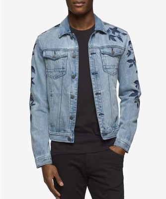 denim trucker jacket calvin klein