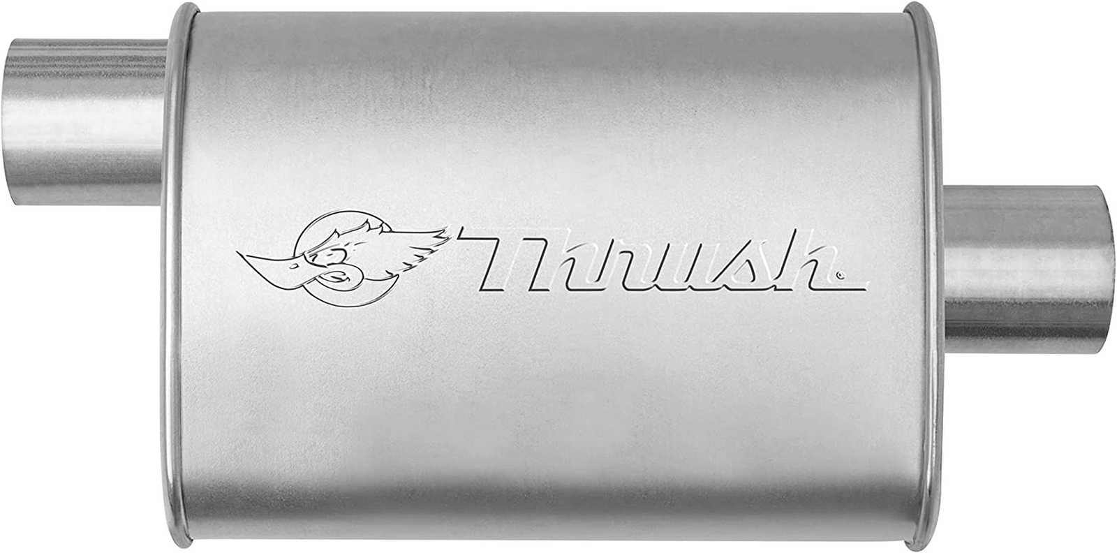 Muffler Mellow Performance Tone Inlet 3 Pipe Connection Offset Outlet 3 Center