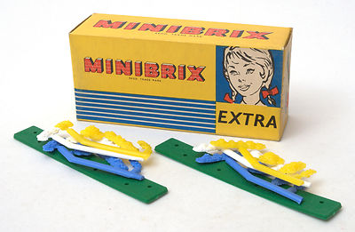 Minibrix Minibrix Extra Accessory Set No.7 Flower Bed (Oblong) 1960s * BOXED ...