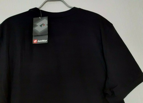 LOTTO T-SHIRT A MANCHES COURTES POUR HOMME TAILLE XL / FR5/ UK42-44 COLORIS NOIR - Picture 8 of 11