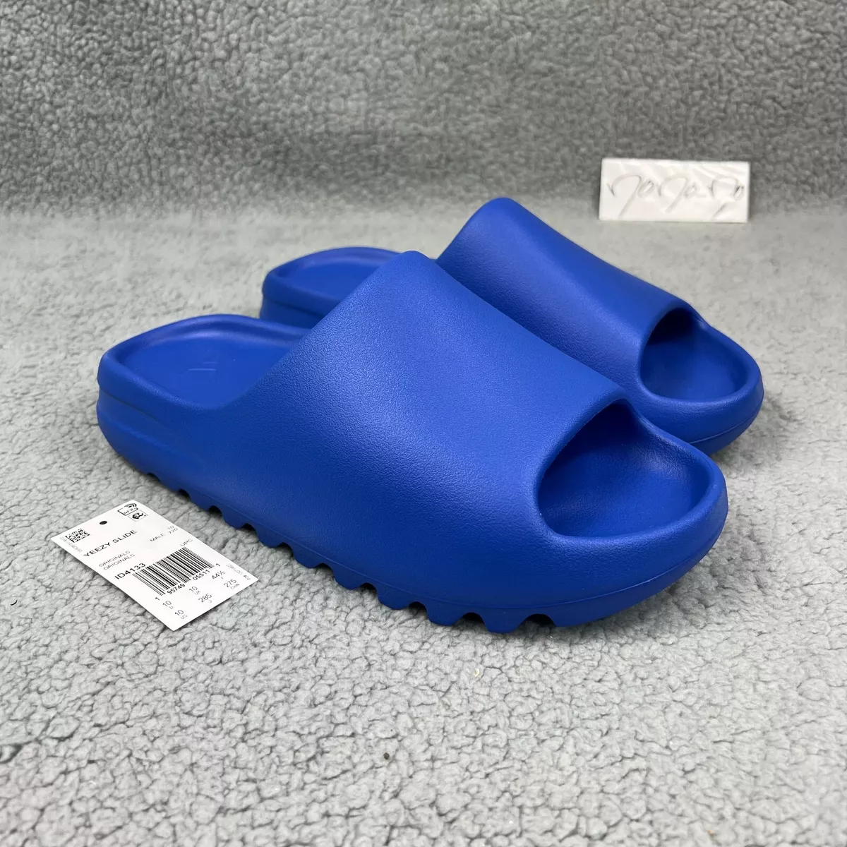 trone Squeak falanks Yeezy Slide Mens 10 Shoes Azure Blue Adidas YZY Kanye West Ye Sandal  Slippers | eBay