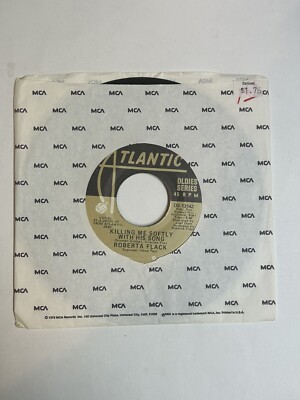 ROBERTA FLACK KILLING ME SOFTLY WITH HIS SONG 45 NM Atlantic OS13142 Trade Winds