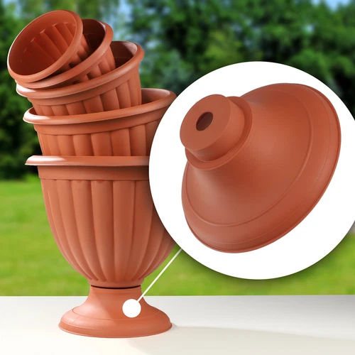 KADAX Blumentopf, Blumenschale aus Kunststoff, rund - Bild 9 von 60