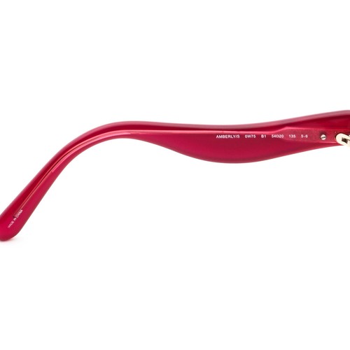 Kate Spade Sunglasses Frame Only Amberly/s 0W75 Red on Pink Semi Cat Eye 54 mm - Picture 7 of 8