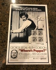 * CARL REINER * signed autographed 12x18 poster * WHERE"S POPPA? * COA 