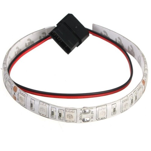 30CM 18 LED Strip Light 5050SMD PC Computer Case Flexible Strip Tape Light DC12V - Picture 4 of 13
