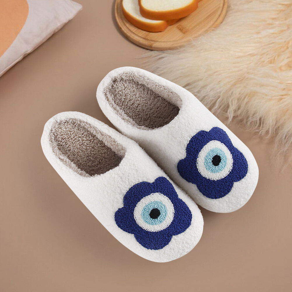 APL Pantofole con fiori in peluche ciabatte floreali pelose comode antiscivolo per uomo donna