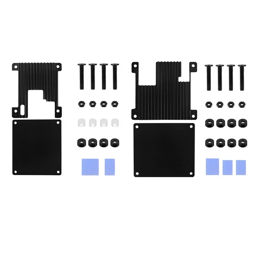 For Orange Pi Zero/Orange Pi Zero 2 Protective Passive Cooling Enclouse Black UK