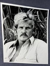 1970s Nick Nolte Actor Headshot ICM Rogers & Cowan Mimi Weber | B&W 8x10"