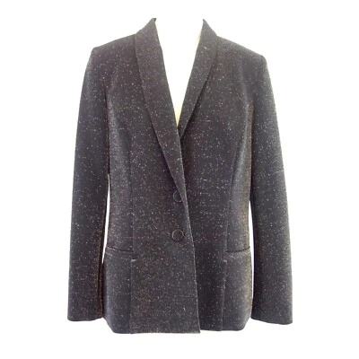 Blazer BARBARA SCHWARZER The Pure Schwarz Damen Jacke Sakko Elegant Glitzer Neu - Bild 1 von 4