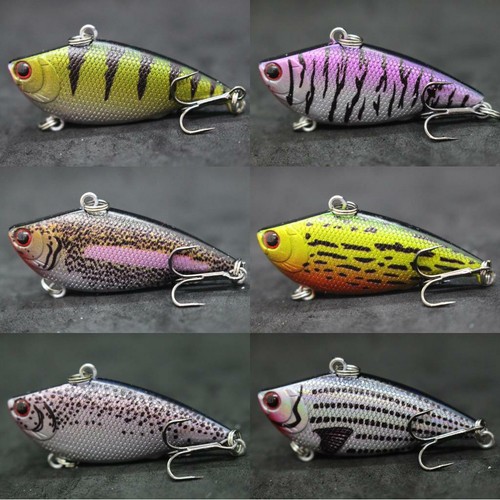 Señuelo de pesca cebo sin labios con señuelo hundimiento 2 1/4 pulgadas 1/3 oz lubina pesca L540 - Imagen 5 de 112