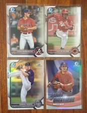 2022 Bowman Chrome Draft, Prospects, Vets, Insert & Parallel Baseball Cards PYP!
