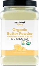 Nutricost Organic Grass-Fed Butter Powder (1.5 LB) - GMO-Free, Gluten-Free