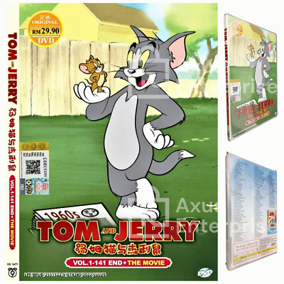 Tom And Jerry Vol. 1-141 End + The Movie Complete TV Series DVD All Region