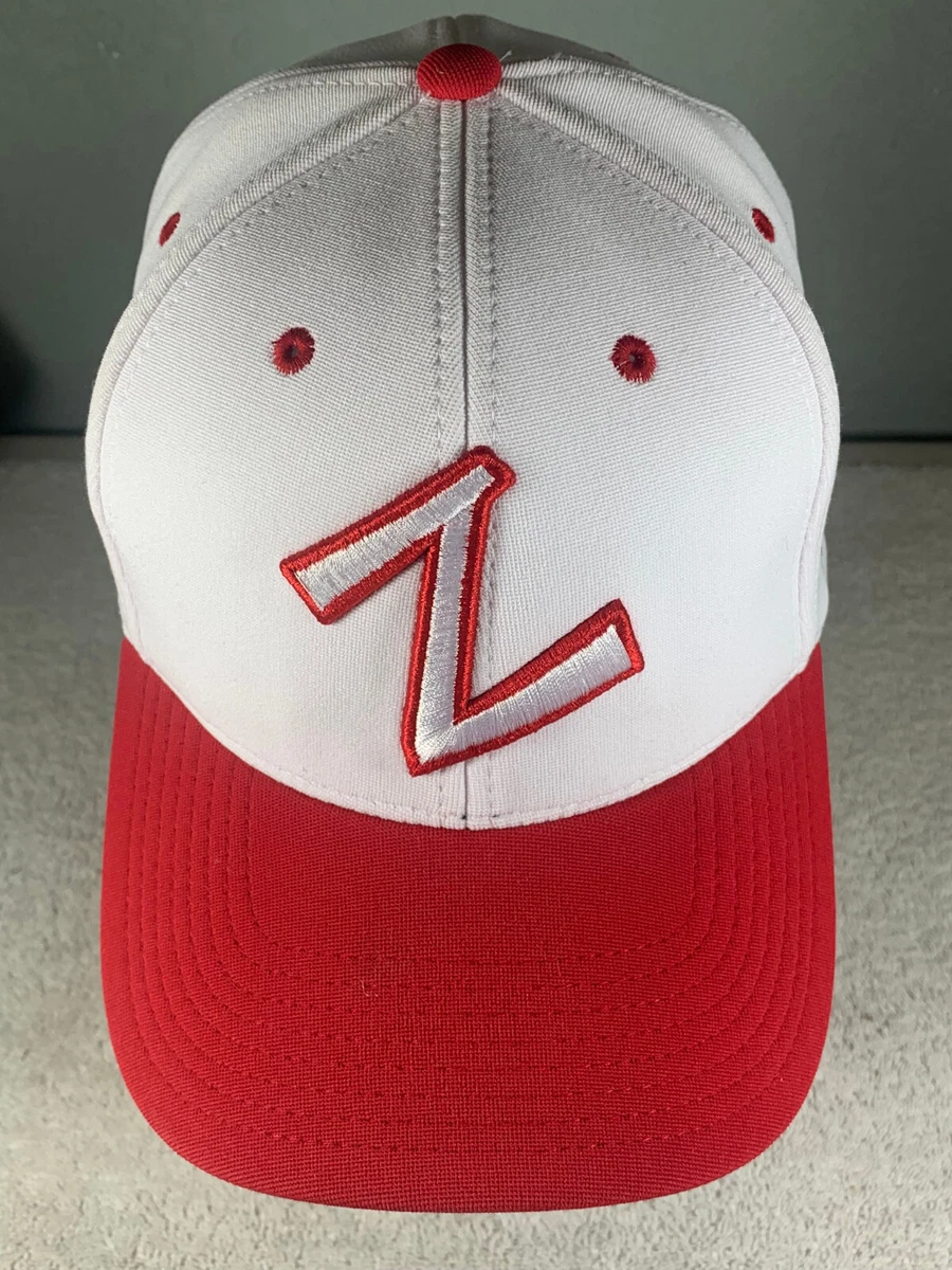 Red hat with cheap white bill