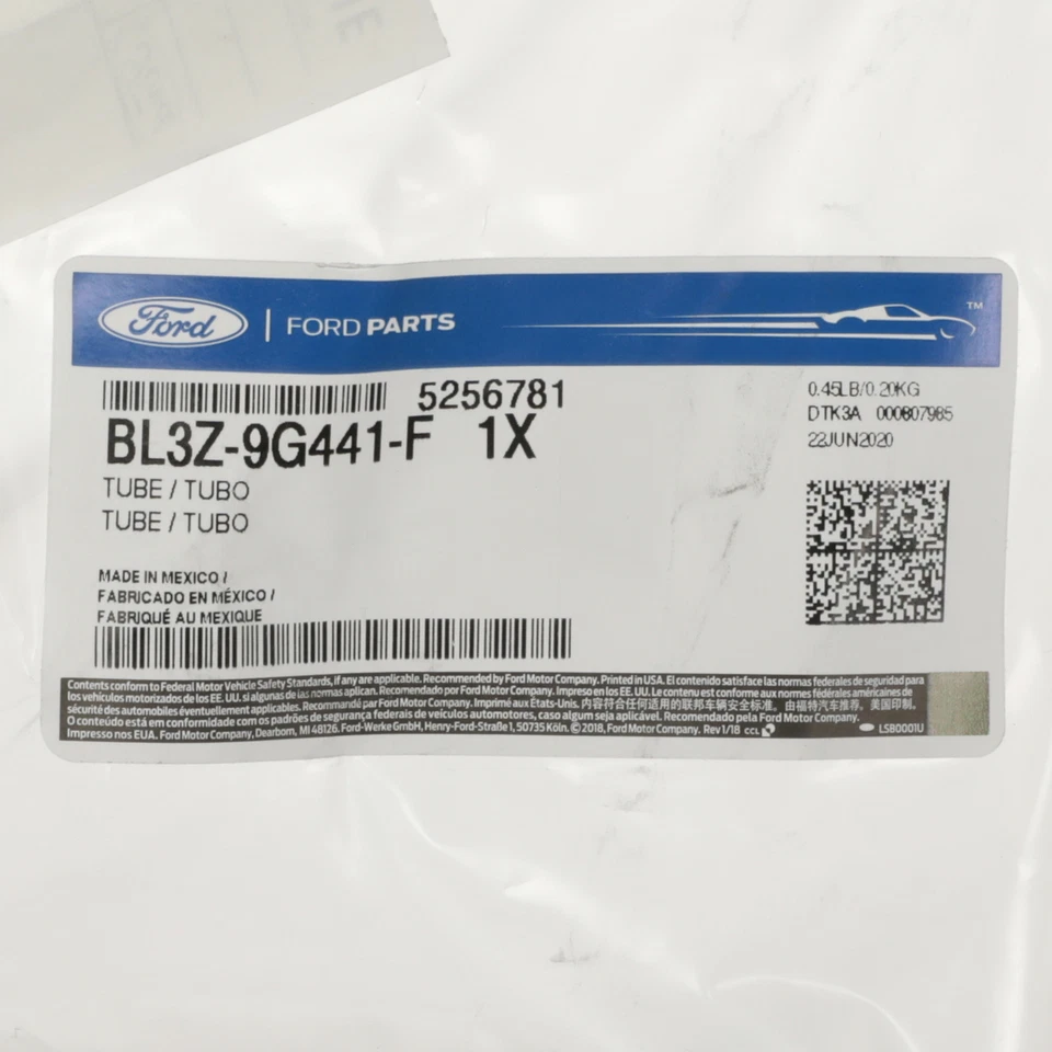 OEM новая левая масляная труба 2011-2017 Ford Lincoln Navigator Expedition BL3Z-9G441-F - Изображение 4 из 4