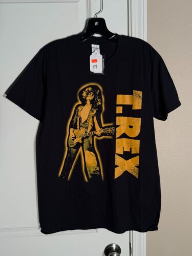 T. Rex T-Shirt Gildan Softstyle Black Size M Marc Bolan Rock Band Tee New w/ Tag