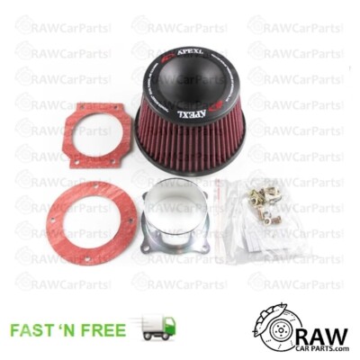 3'' / 75mm Universal Apexi Power Style Ansaug Ansaugkit Luftfilter Civic JDM