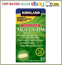 Kirkland Signature Mucus DM Maximum Strength, 84 Tablets