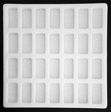DOMINO Jumbo Double SIXES Silicone Mold AU