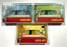 Set of 3 Cap Mate audio cassettes blank tape sealed  Type I 