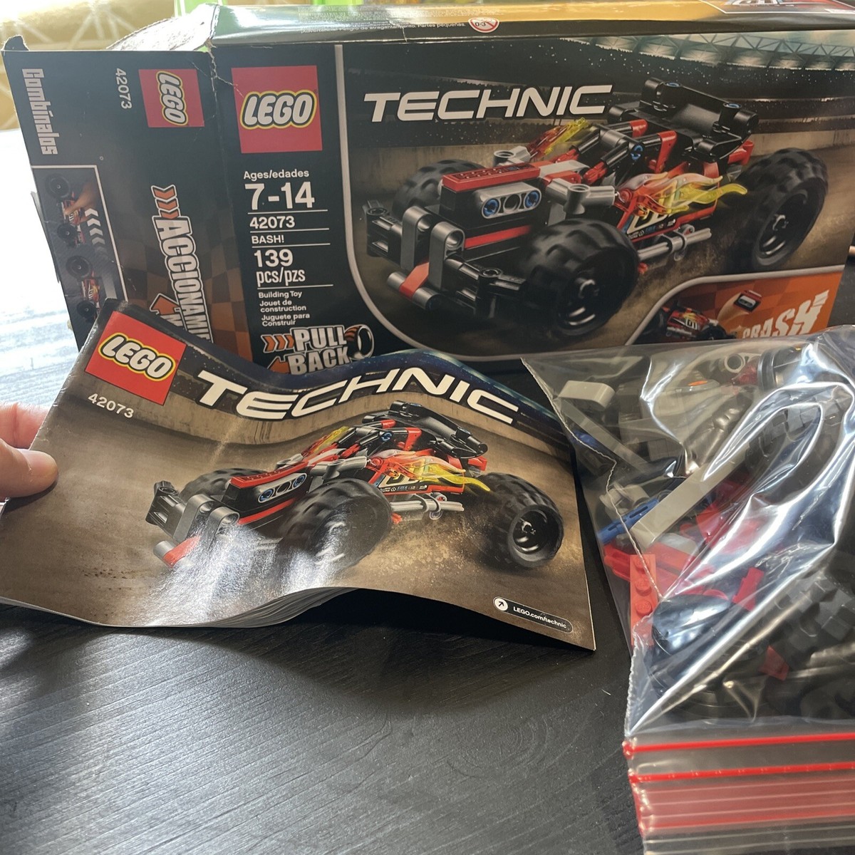 LEGO Technic BASH! (42073) Complete With Sticker Sheet, Open Box