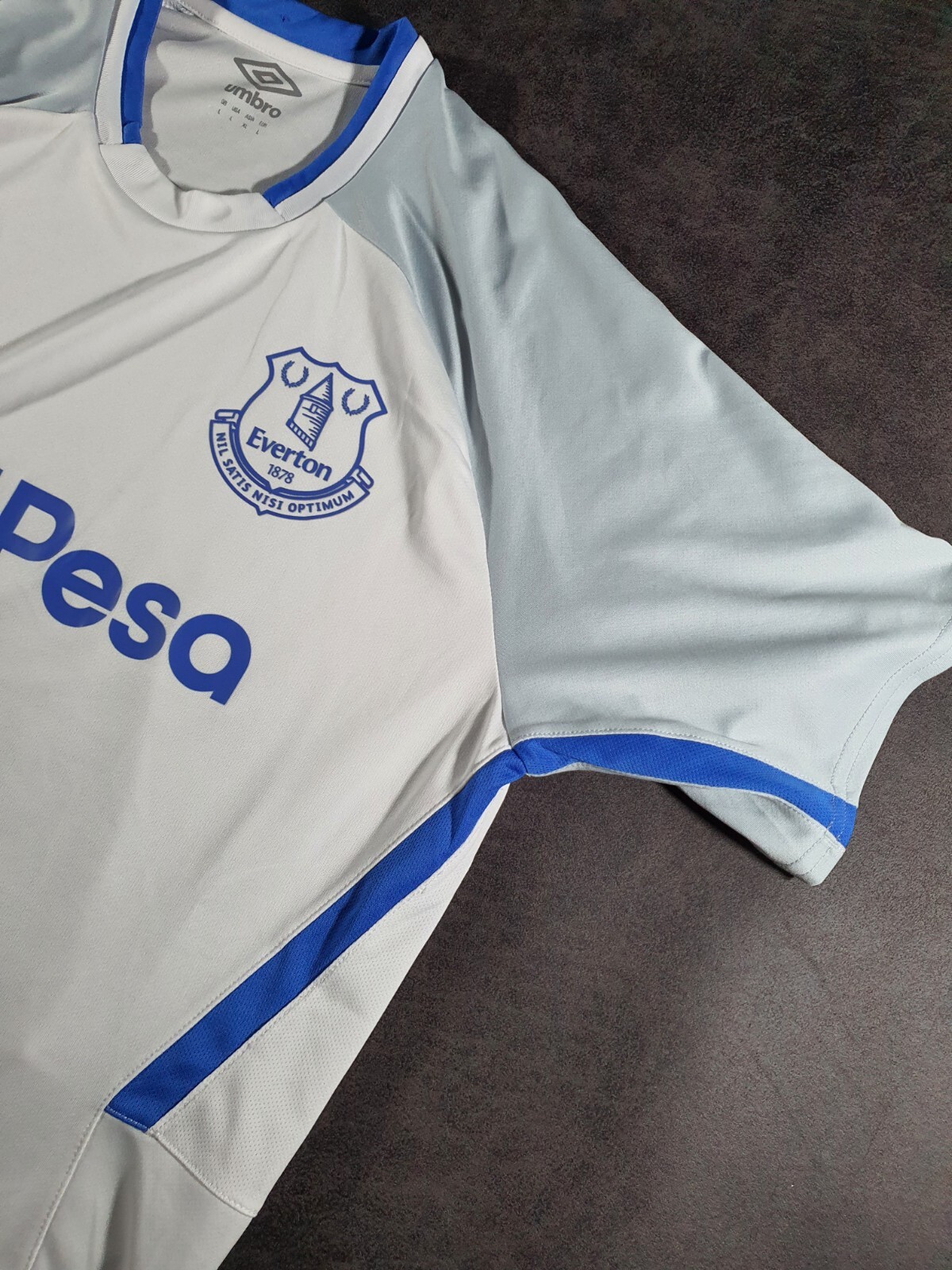 Everton FC T Shirt Mens Size L Umbro 2019/20 Training Shirt Lightweight VGC image 5