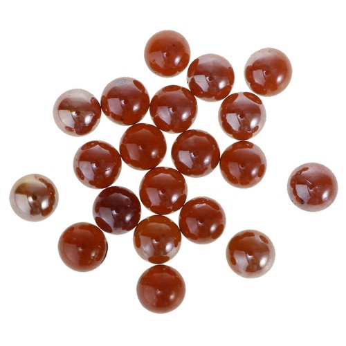Satz von 20 Red Glass Marbles Bulk (16 mm), Marble Run Zubehör, Kinder DIY