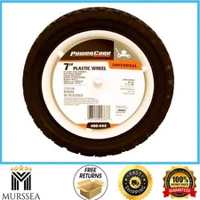 Powercare 7 in. x 1.5 in. Universal Plastic Wheel for Lawn Mowers