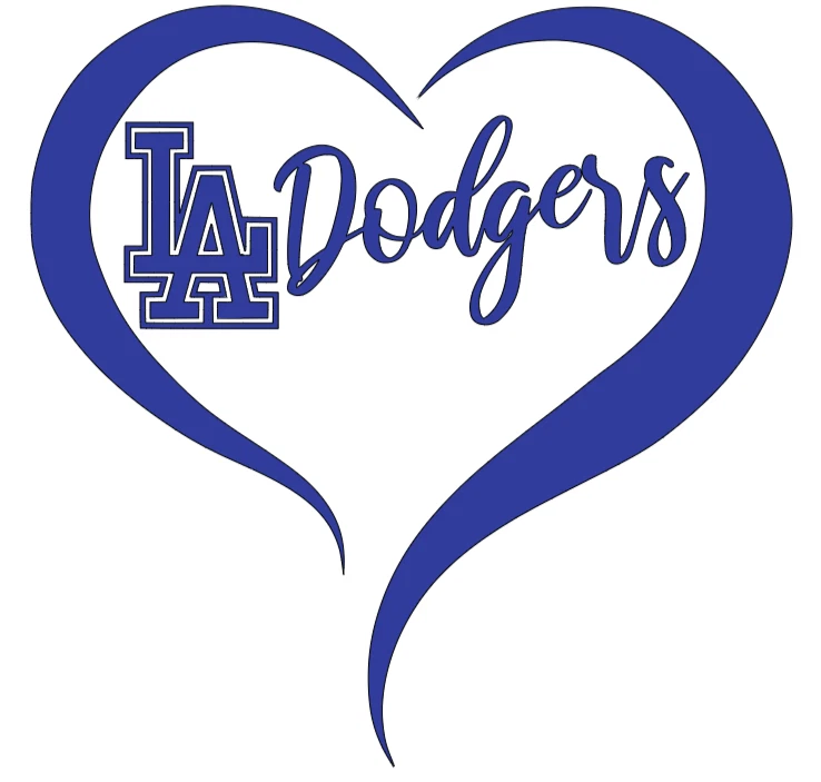 Los Angeles Dodgers Car Decal