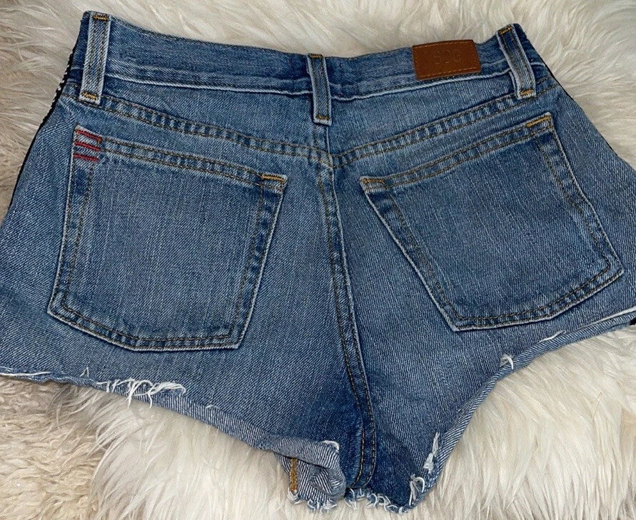 Pantalones Cortos Urban Outfitters Mujer Talla 26 Denim Novia Alto Algodón Western Foto 4 de 4