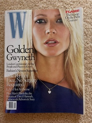 2001 SEPTEMBER W MAGAZINE GWYNETH PALTROW Daryl Hannah NICHOLAS CAGE Ed Burns