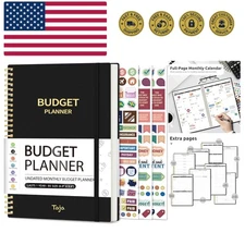 Budget Planner - Monthly Budget Book with Expense Tracker Notebook, Undated B...