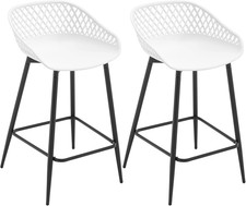 Sgabelli Da Bar Set Di 2 per Colazione, Sgabelli Da Cucina Con Poggiapiedi E Sch