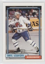 1992-93 Topps Curtis Leschyshyn #124 0c4