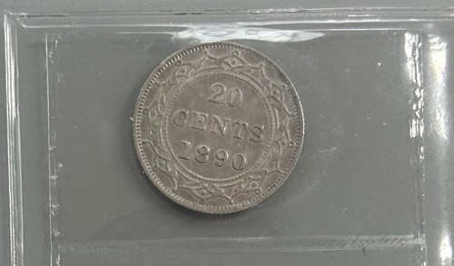 1890 Newfoundland 20 cents - ICCS XF40   C6 - Bild 2 von 4