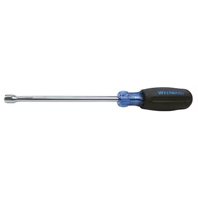 Westward 10J265 Nut Driver, 1/2 In., Hollow, 6 In.