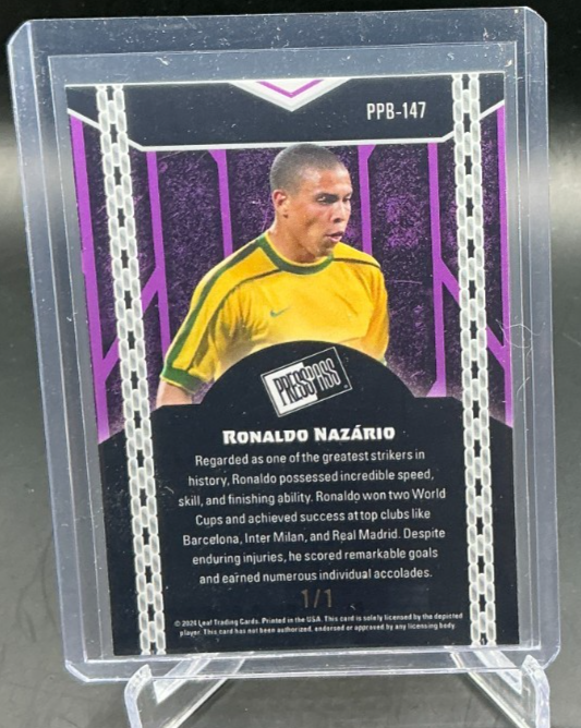 2024 Leaf Collective Multi-Sport RONALDO NAZARIO Press Pass Purple