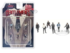 "GENTLEMEN'S CLUB" 6 PC DIECAST FIGURE SET FOR 1/64 BY AMERICAN DIORAMA 64528MJ