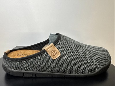 Rohde Herren Filz Pantolette Gr. 46 Fog Pantoffel 6652