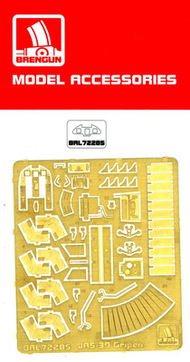 Brengun Models 1/72 SAAB JAS-39 GRIPEN Jet Fighter Photo Etch Detail Set